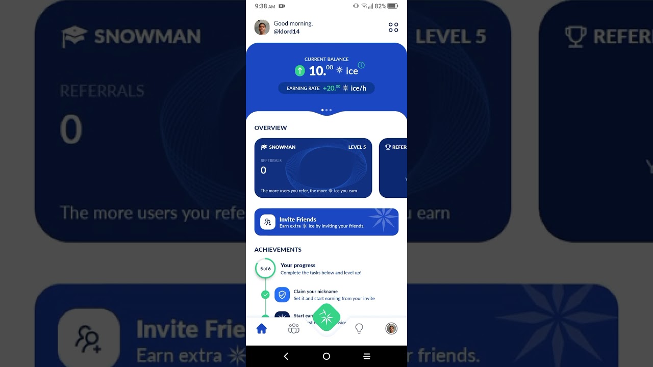 Ice Mining App #crypto #blockchain #airdrop