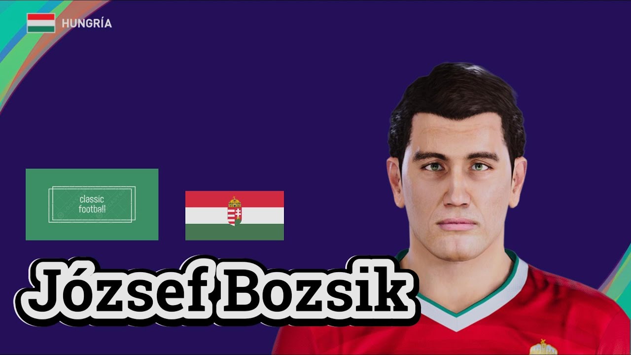 József Bozsik - PES Clasico (Face, Body& Stats)