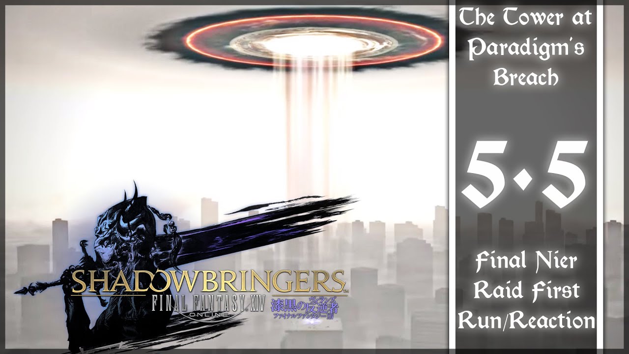 NieR/Drakengard Fan FREAKS OUT at the final NieR Raid for FFXIV | The Tower at Paradigm's Breach