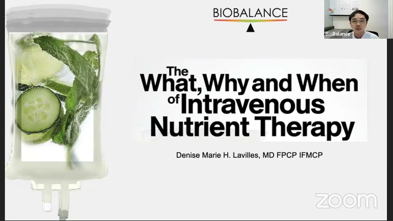 The What, Why and When of Intravenous Nutrient Therapy