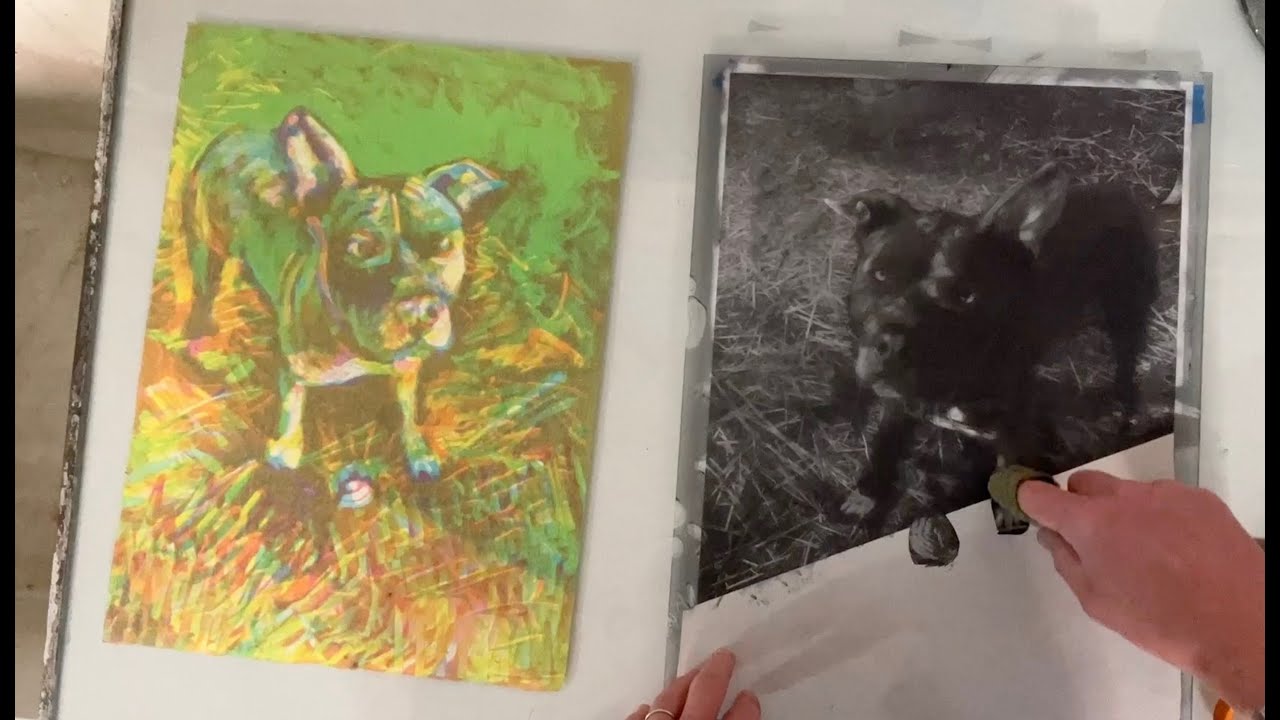 CMYK Subtractive Monotype Printmaking