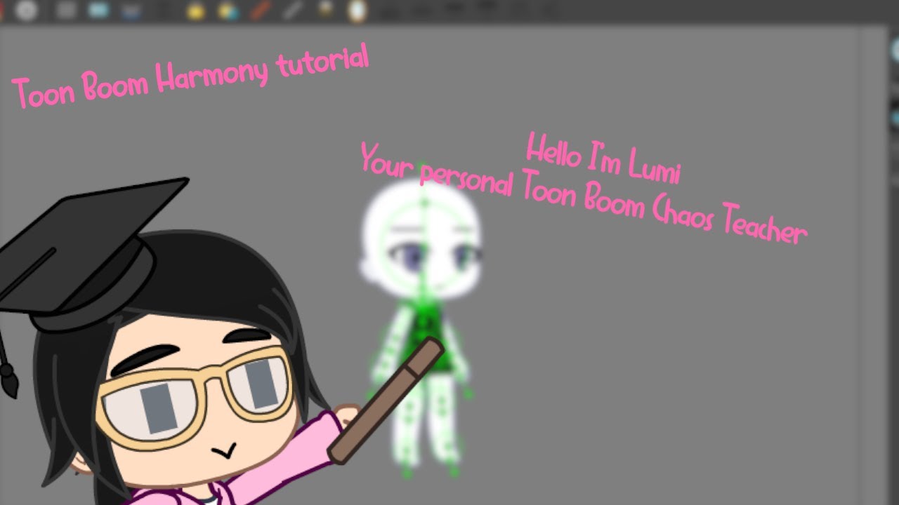 Gacha Tutorial | Toon Boom Harmony Basic Rigging | Read the Description