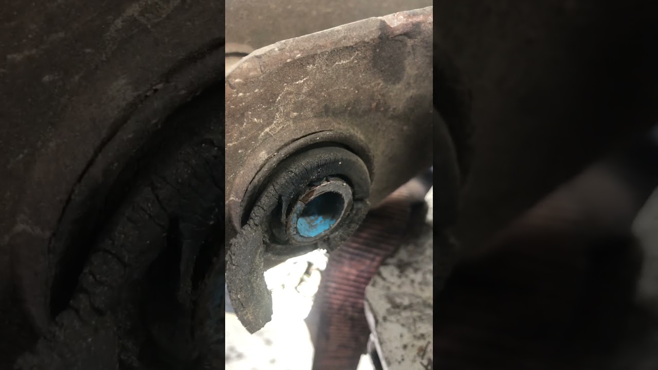 Chevy truck lower control arm bushing torn