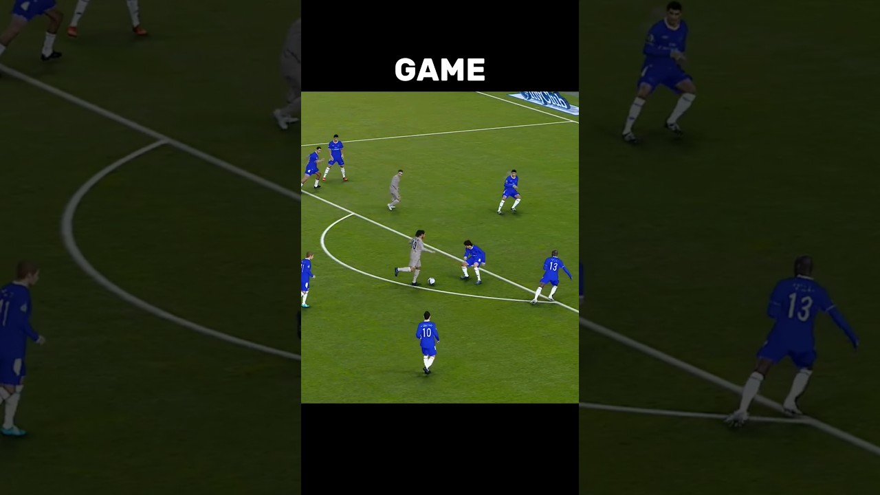 Ronaldinho Amazing Goal Recreated in Pes 21 #pes #efootball #fifa #fc25 #football #gaming #shorts
