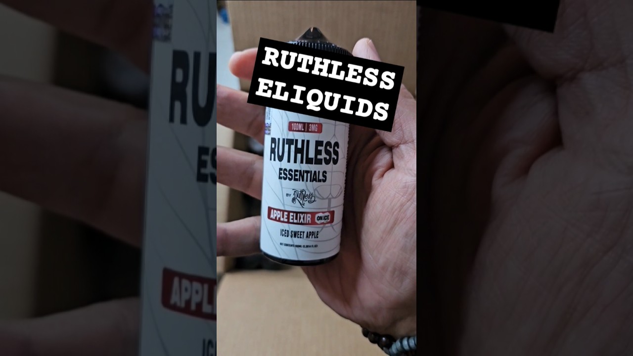 #essentials  #فيب #ruthless  #vapingcommunity #شيشة_الكترونية #vapor #eliquidreview #flavors