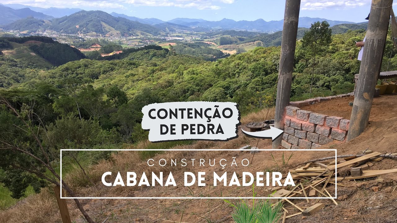 CABANA DE MADEIRA I Construção de uma Contenção de Pedras I Melhorando embaixo da Cabana – SZ#21 CM#