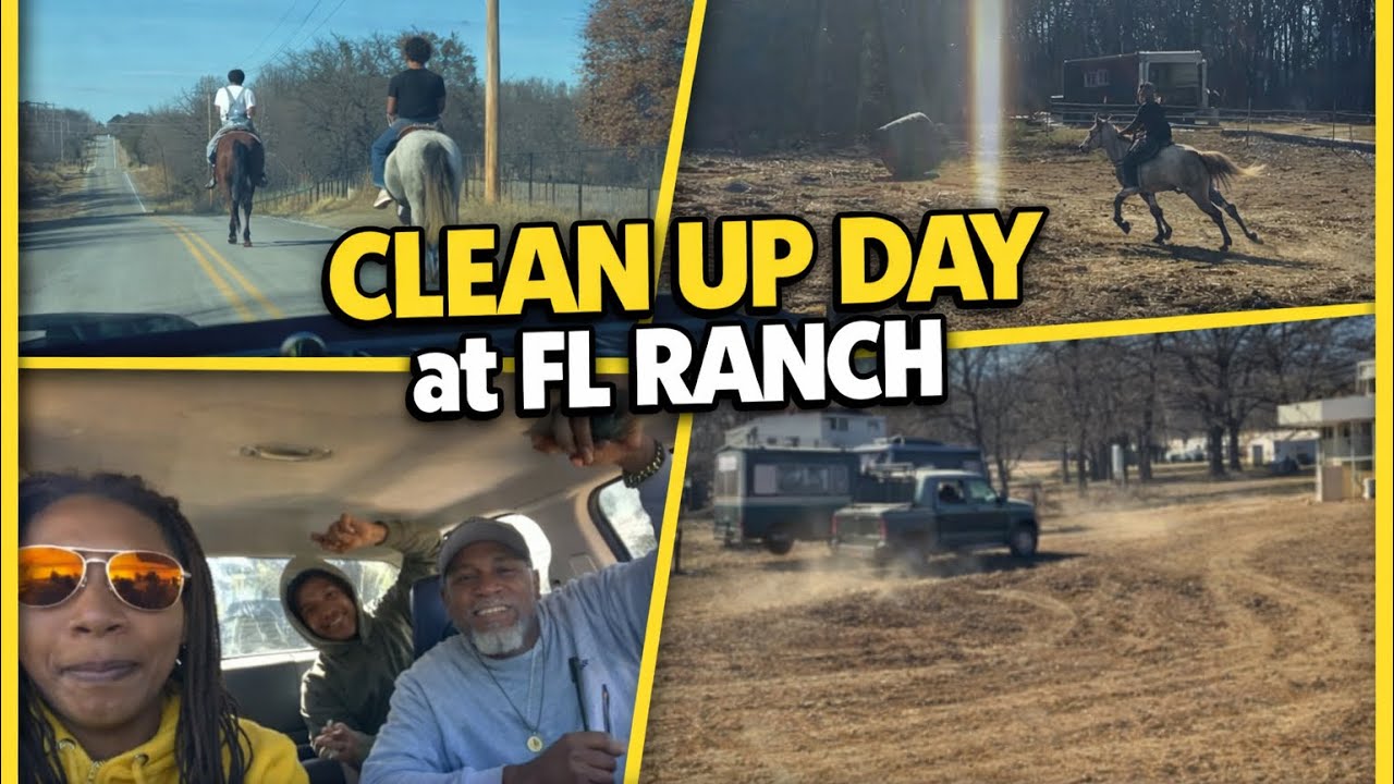 Clean up day at the FL ranch 