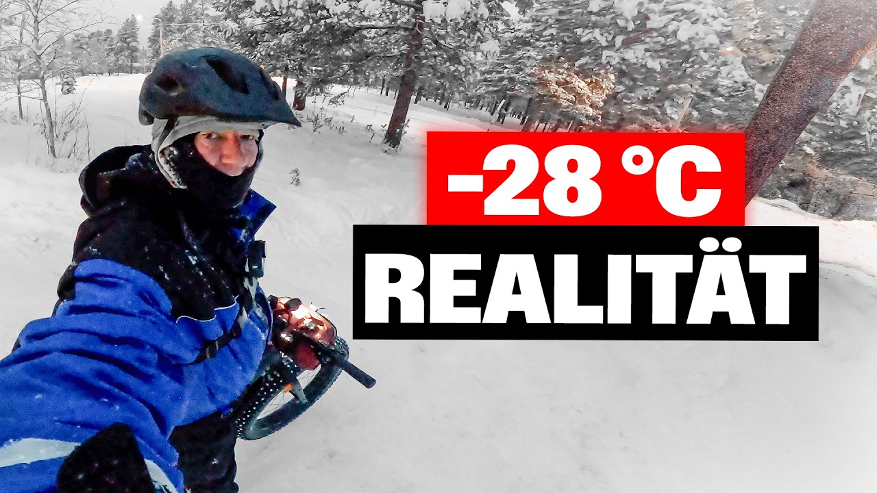 –28 Grad, Dunkelheit, Fatbike: Meine Winter Fahrrad Erfahrung aus Lappland