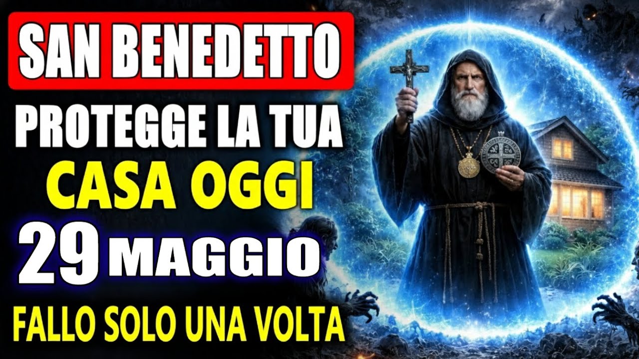 🛑 Nessun male entrerà nella tua casa dopo questa potente preghiera a SAN BENEDETTO
