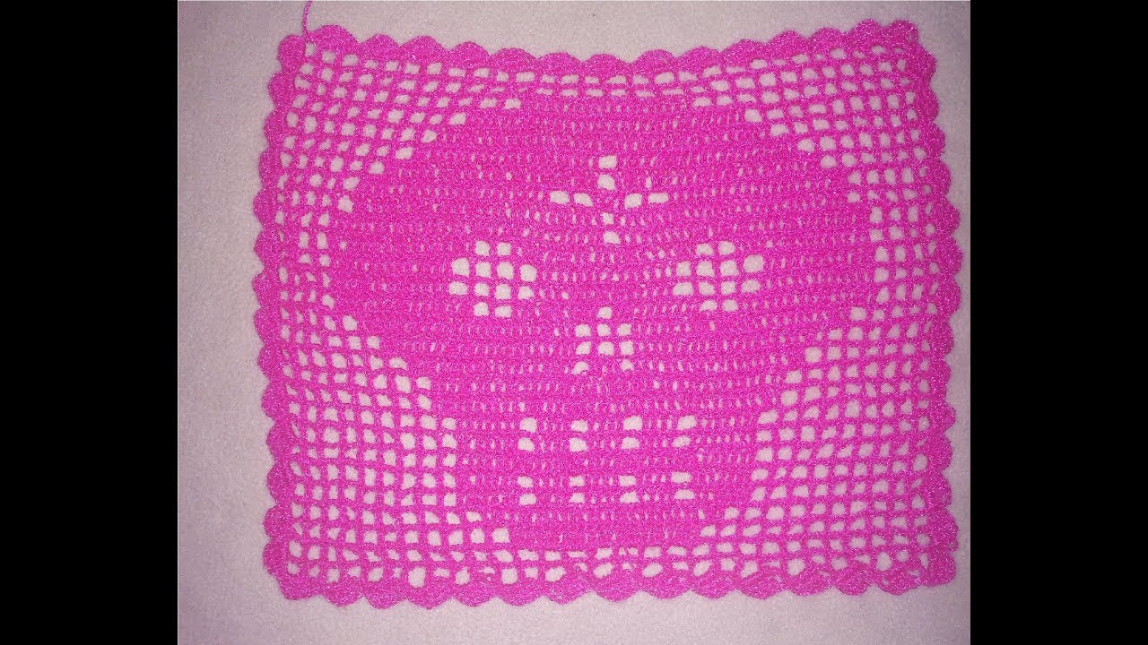 Tutorial Papel  Picado Calavera  Fácil y Rápido  parte#2 Crocheteando con la Comadre