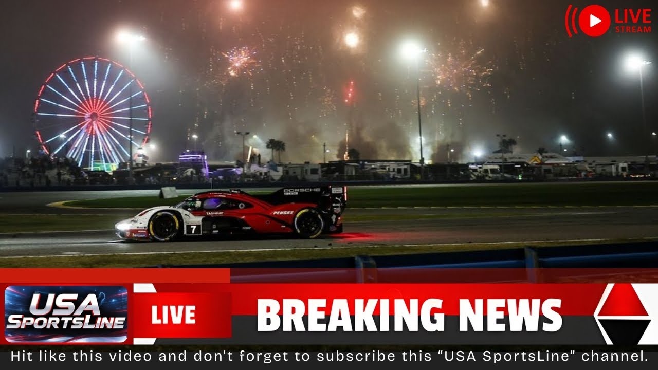 Fog Stops the Race! ⏸️  Rolex 24 at Daytona Mid-Race Drama। USA SportsLine