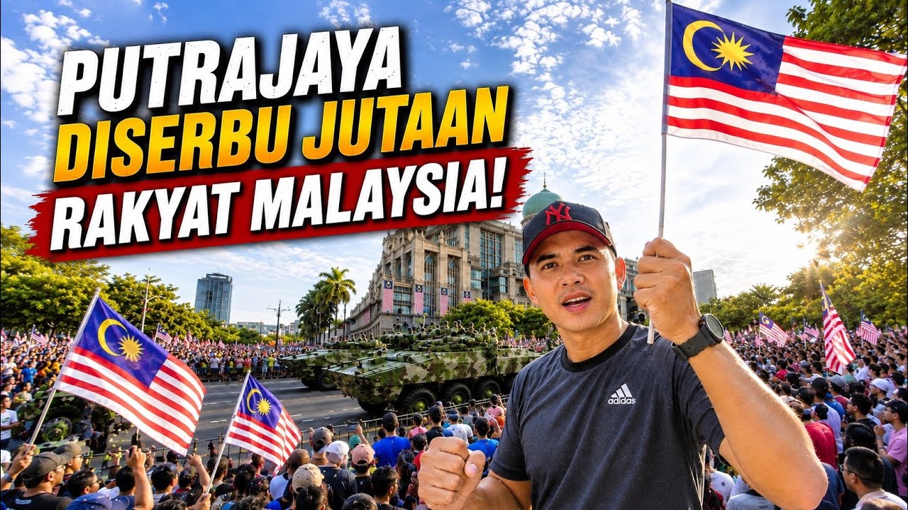 MERDEKA MALAYSIA KE-69! PUTRAJAYA DIBANJIRI JUTAAN RAKYAT! 🇲🇾 #malaysiamerdeka 