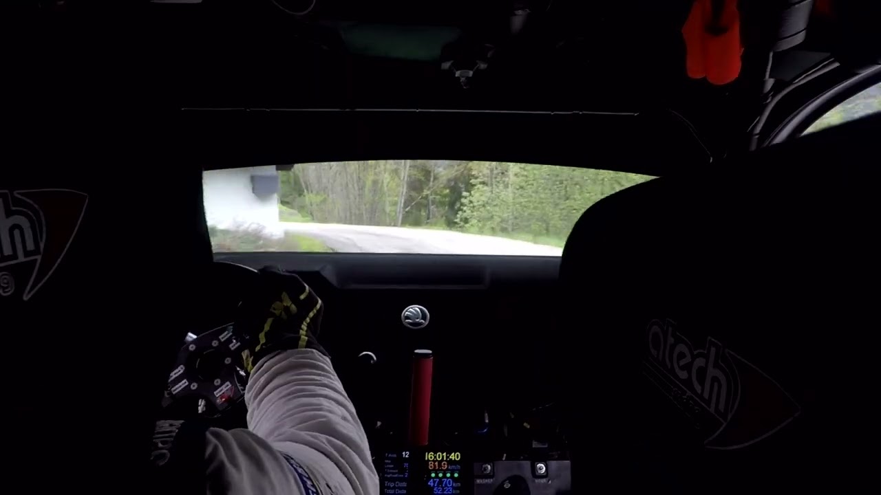 Rallye du Beaufortain 2024 (ES6) : Mathis Bonfils - Colyne Gonnaud - Skoda Fabia R5