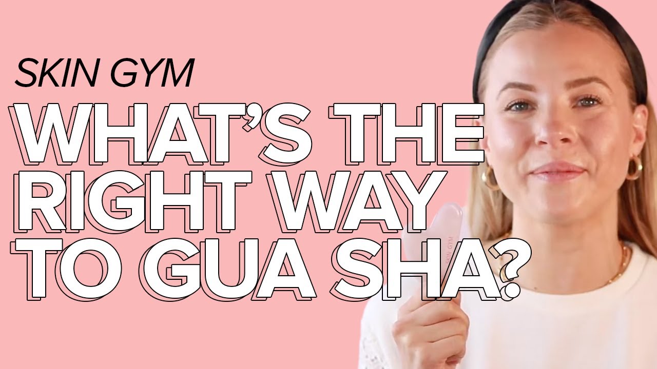 Skin Gym Rose Quartz Heart Sculpty Gua Sha