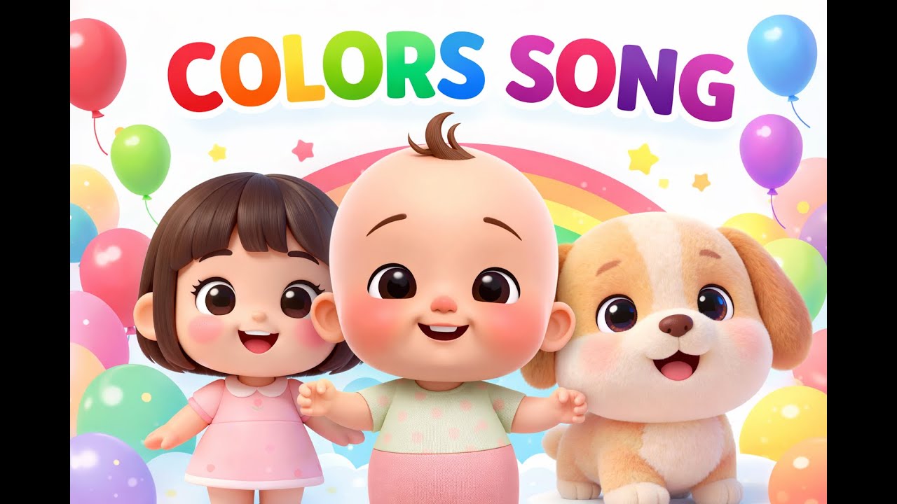 màu sắcColors Song 🌈 | Learn Colors for Kids | Fun Nursery Rhymes