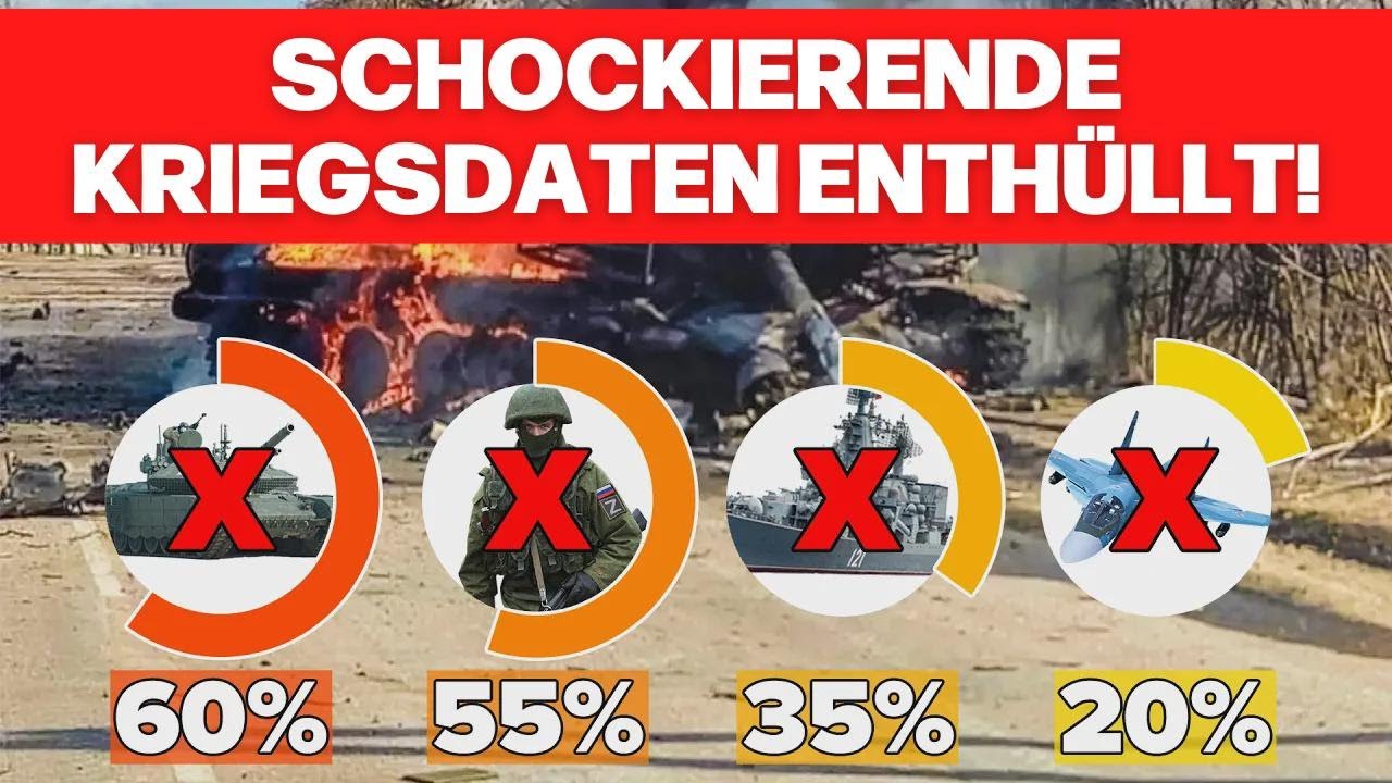 Schockierende Statistiken &uuml;ber Russlands Verluste im Ukraine-Krieg Enth&uuml;llt!