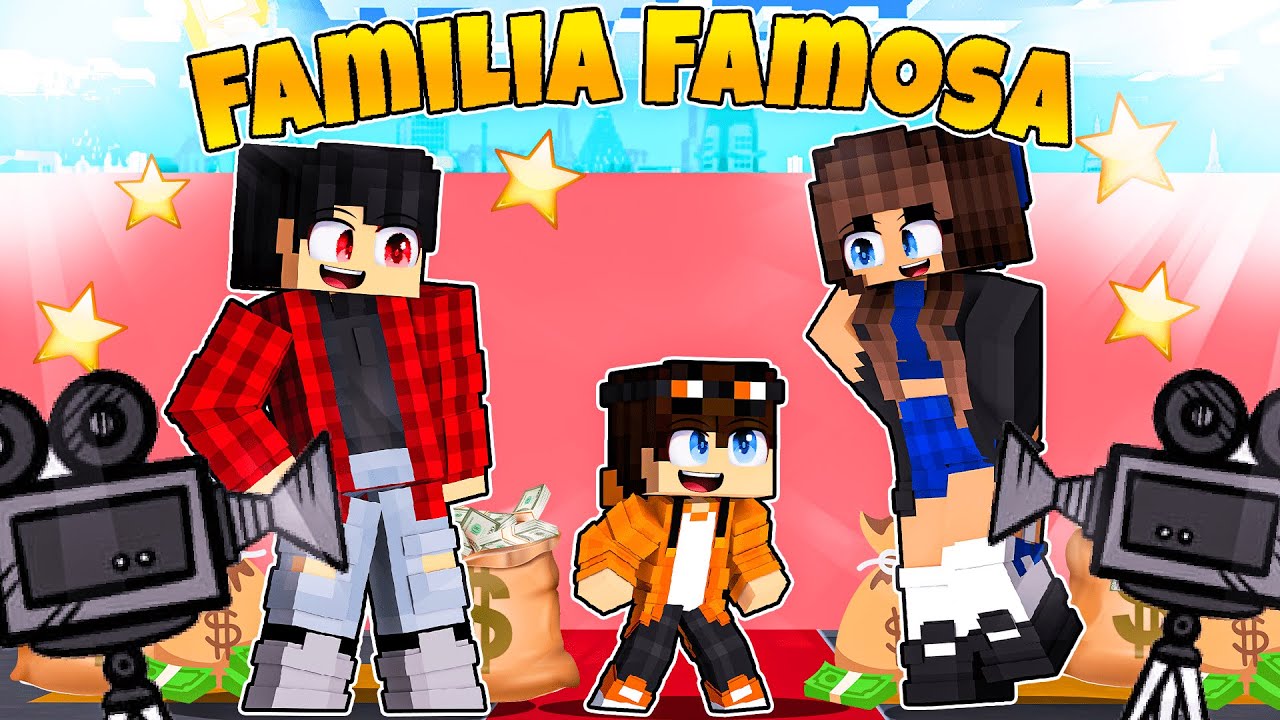 STHAN tem uma FAMÍLIA de FAMOSOS no Minecraft!