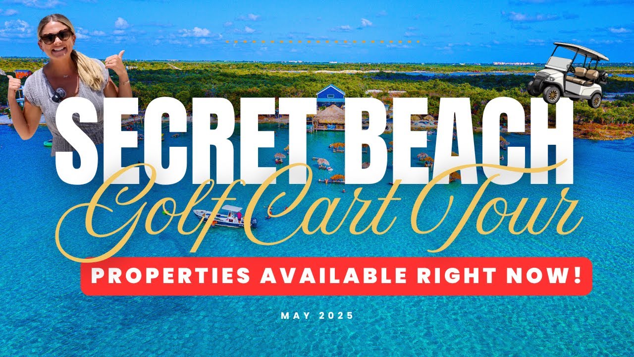 🏝️ Must-See Secret Beach Listings You Can Buy Right Now | Belize Real Estate Golf Cart Tour 🛺