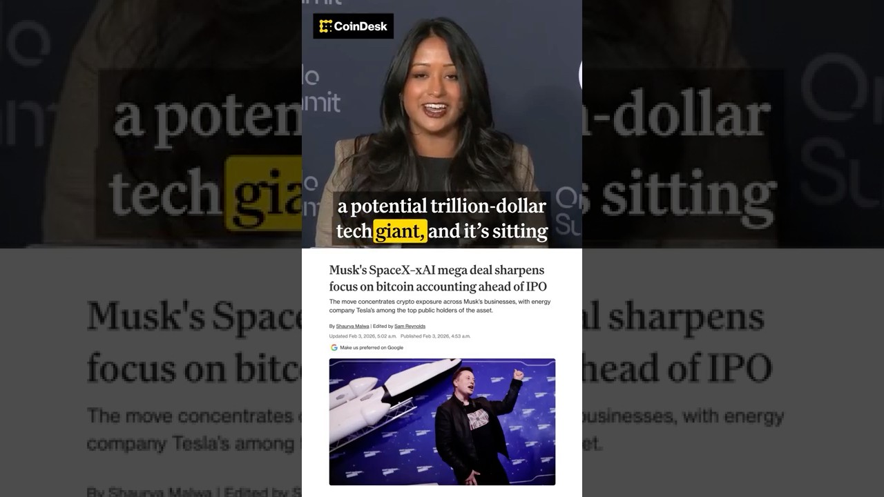 The Bitcoin Play in Musk's $1T SpaceX-xAI Merger