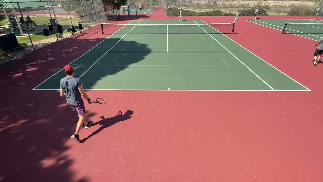 Doubles w/ Randy vs Andrew & Mark