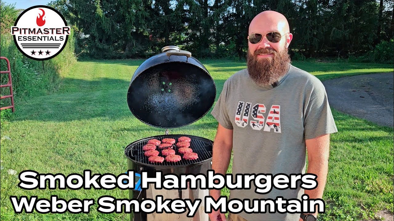 Smoked Hamburgers on the Weber Smokey Mountain