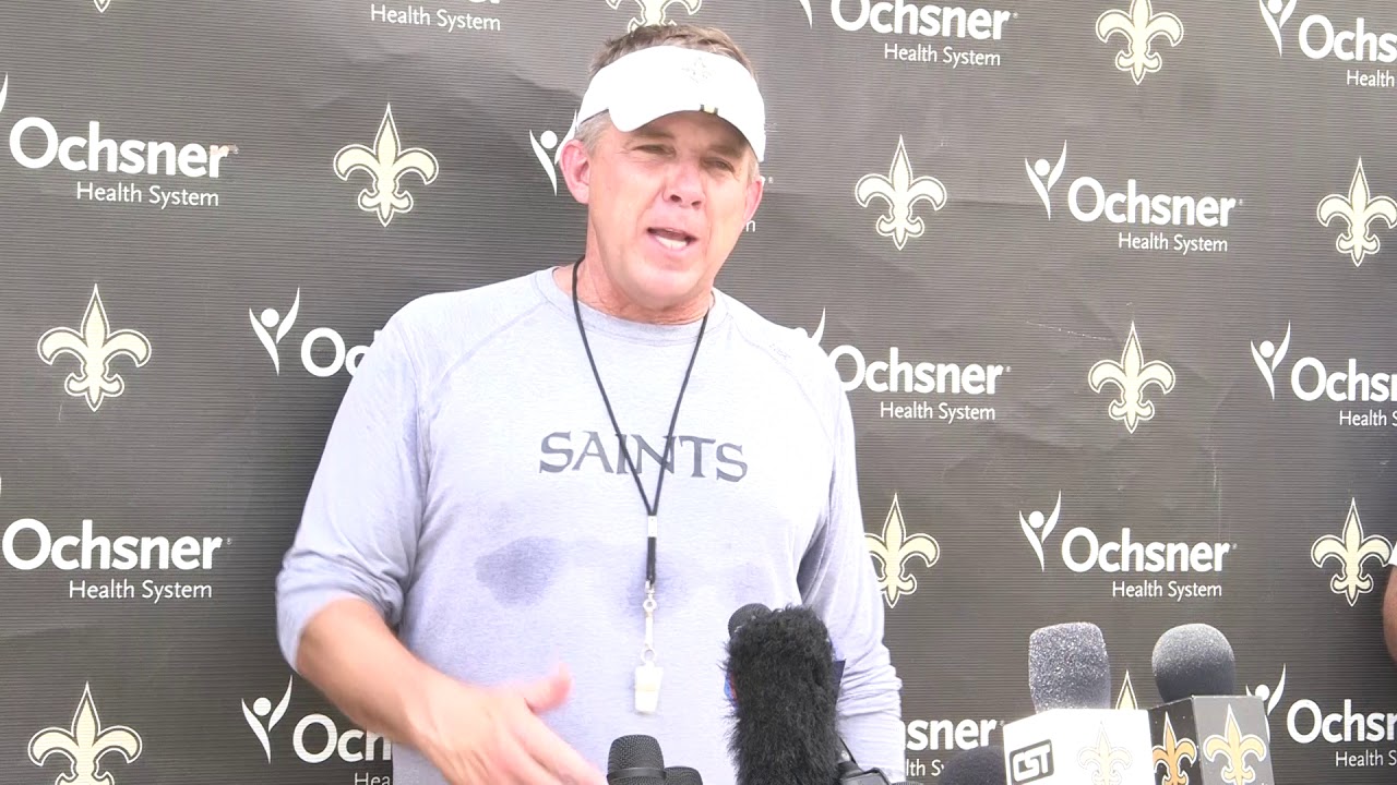 Saints coach Sean Payton on NFL pass interference vote.