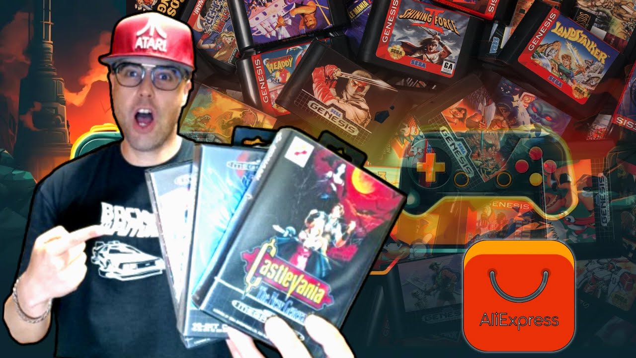 Cartuchos Repro Sega Megadrive Aliexpress ¿Merece la Pena?