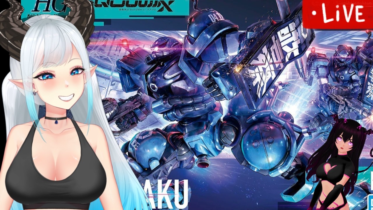 【Gundam】✨Handcam✨ Building the HG Police Zaku with Valeriya Vixen