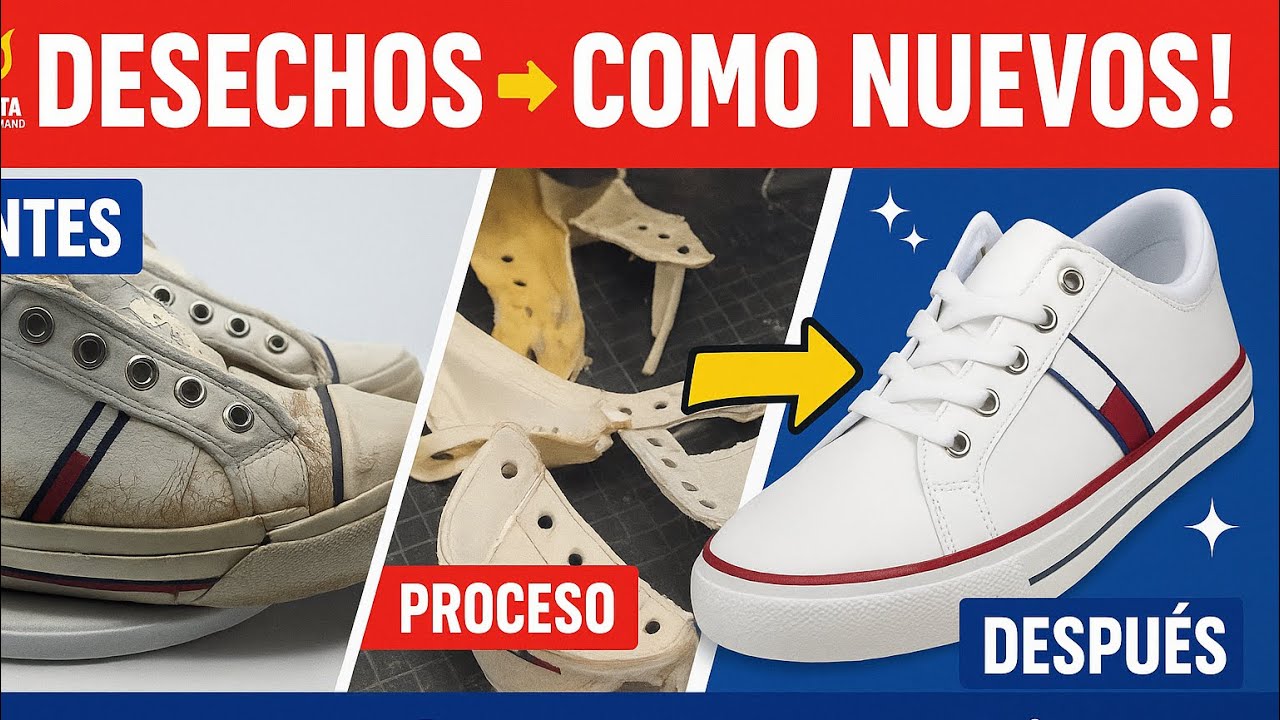 ASÍ LLEGARON ESTOS TENIS 👟 😱😳 EL MAESTRO VIC LOS VOLVIÓ A LA VIDA 🫡