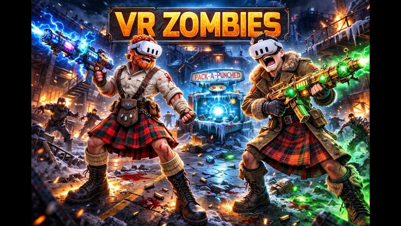VR ZOMBIES IS WAY HARDER THAN NORMAL! - (Call of Duty Gameplay) on Contractors