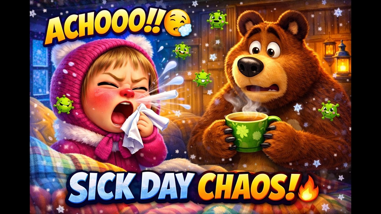 Masha and the Bear 2026 🍵🤧 Achoo! Bless You! 😷🌡️ Funny Sick Day Episode | Best Cartoon Collection