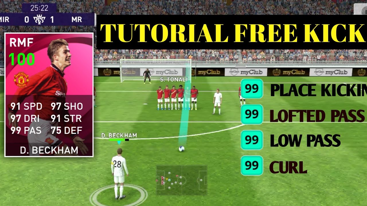 AMAZING FREE KICK GOAL FROM DAVID BECKHAM         