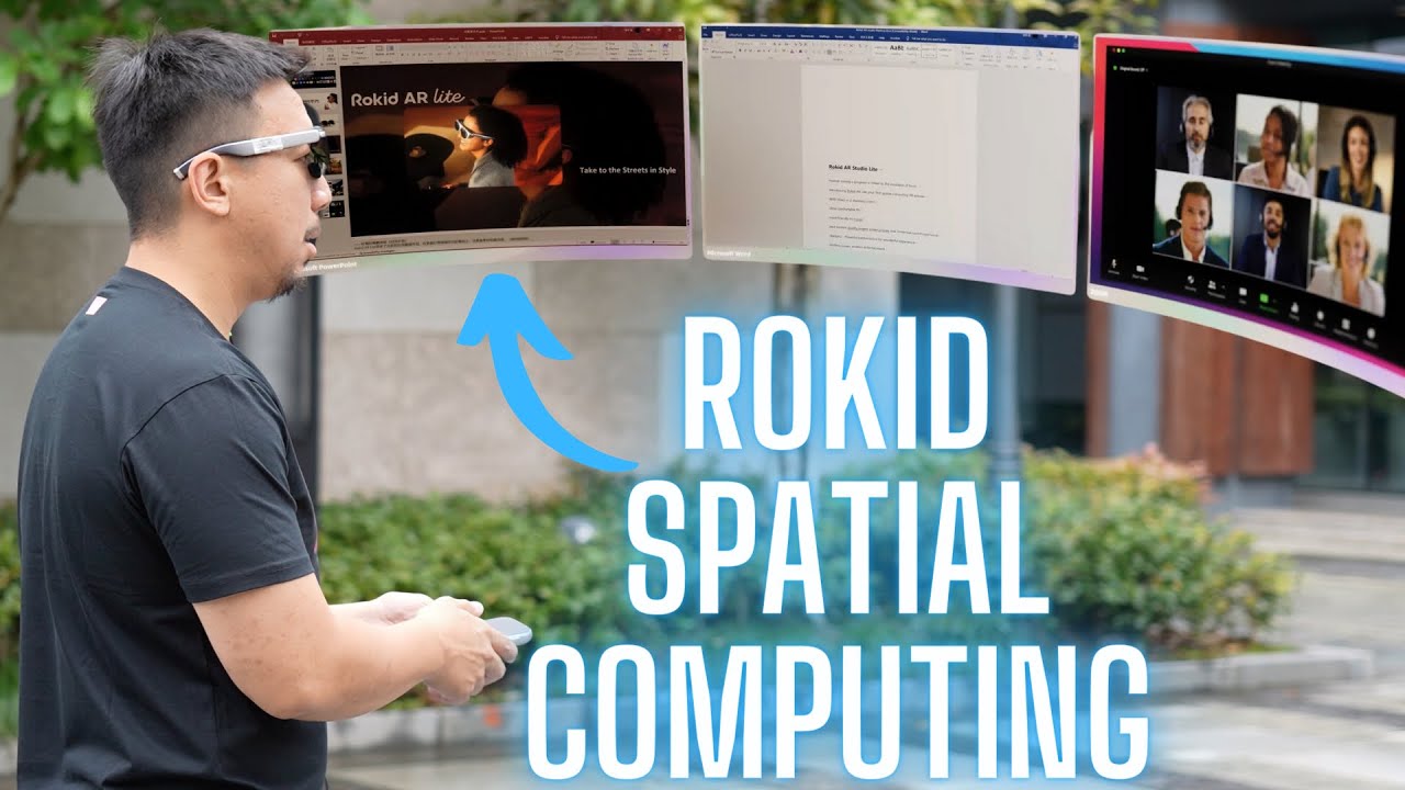 Rokid AR Lite: практическое применение: настоящий пакет пространственных вычислений!