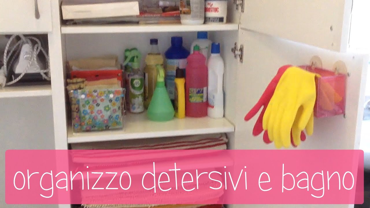 Organizzo casa! - l'armadio delle scope e il sotto-lavello in bagno -