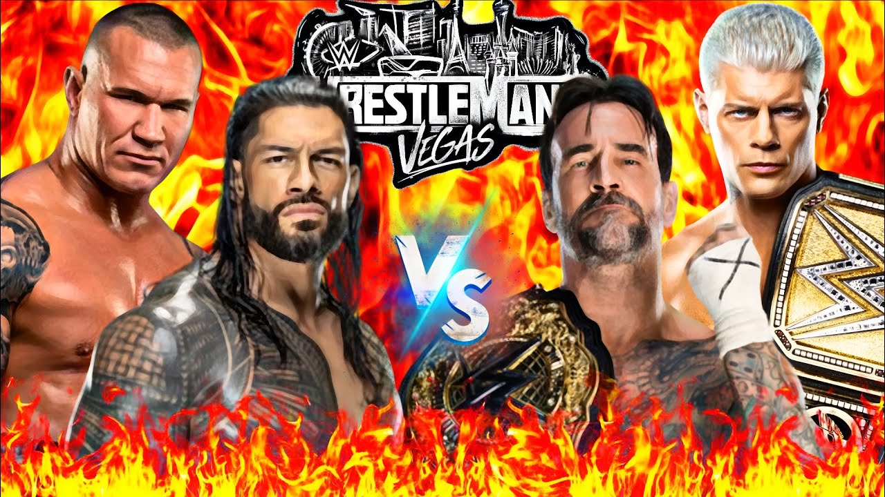 Roman Reigns and Randy Orton vs CM Punk and Cody Rhodes Elimination Tag Team Match At WrestleMania