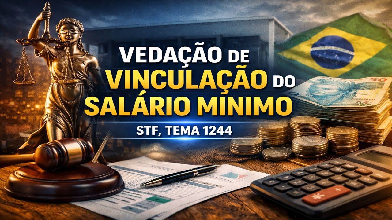 Vedação de vinculação do salário mínimo  STF, Tema 1244
