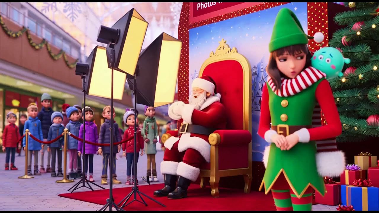 Gloomball causes a scene with Santa just days before Christmas! 