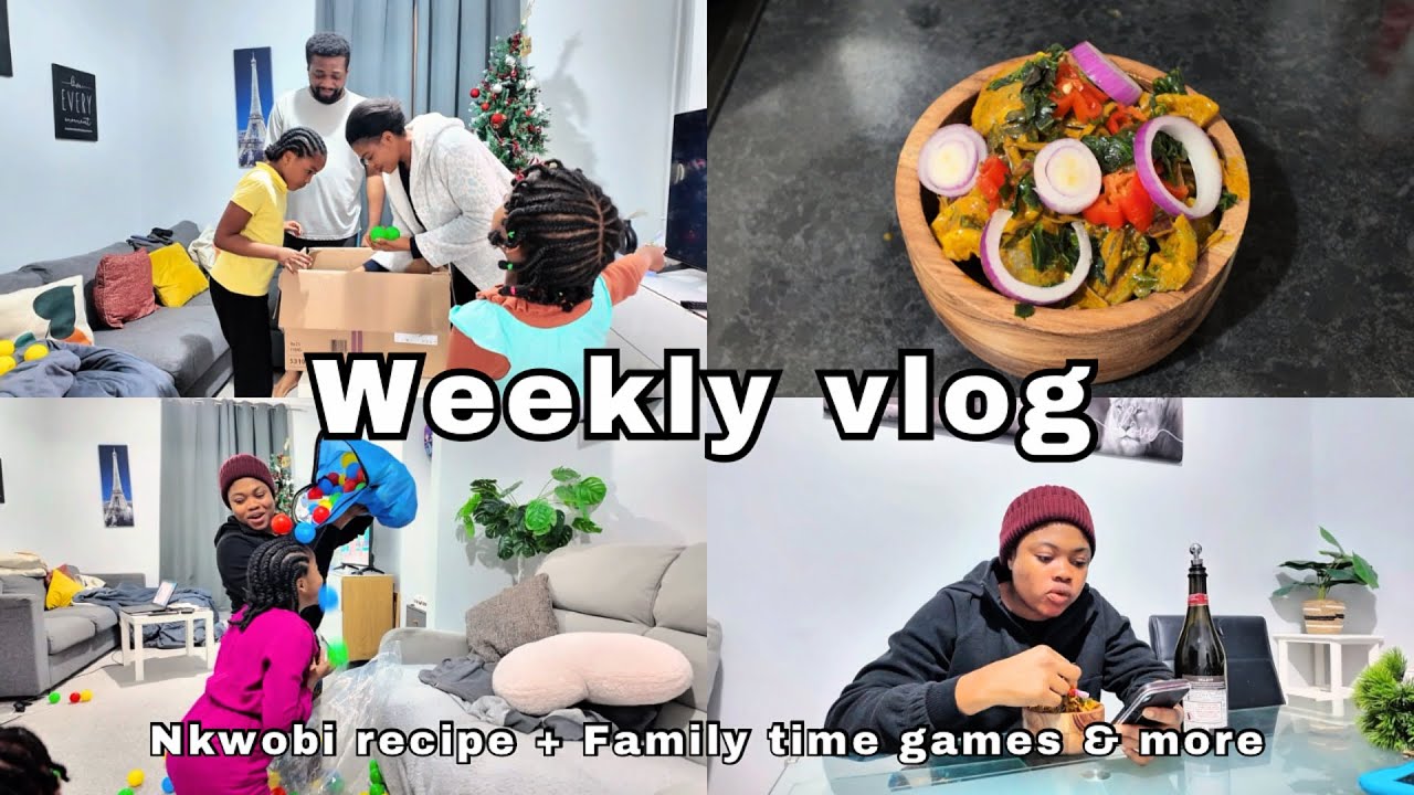 Weekly vlog | Cooking delicious Nkwobi for Hubby + Family game Challenge | The  winner gets … 