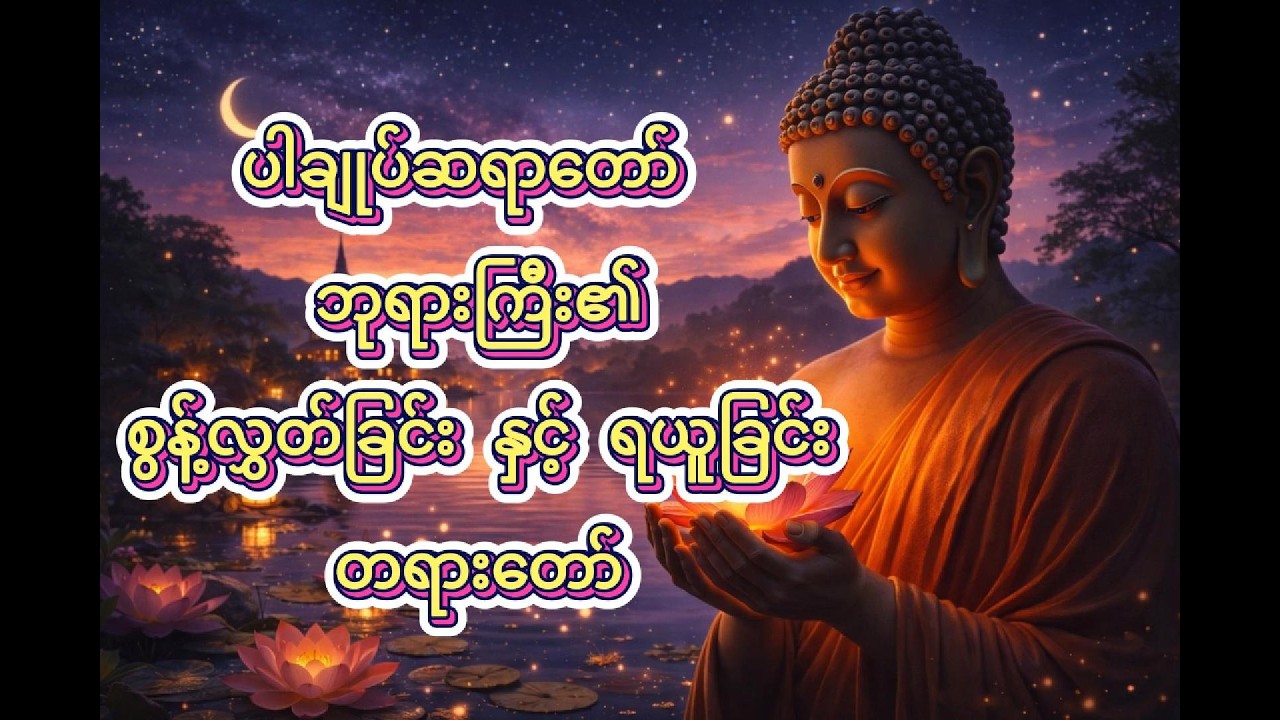ပါချုပ်ဆရာတော် ဘုရားကြီး၏ စွန့်လွှတ်ခြင်း နှင့် ရယူခြင်း တရားတော်