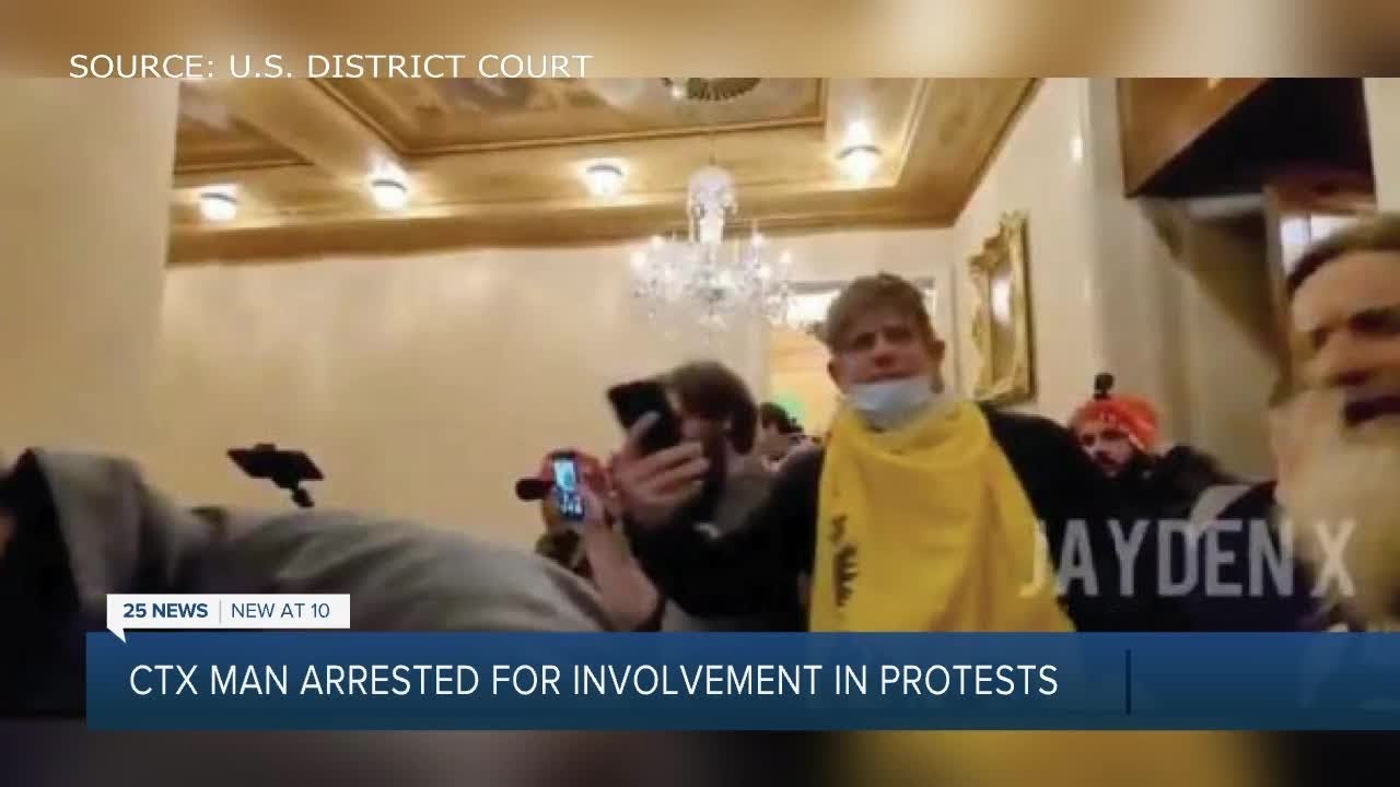 Central Texas businessman arrested after allegedly entering the Capitol during riot