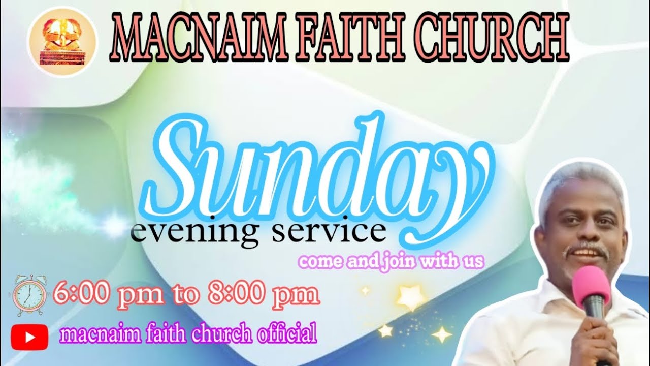 Live streaming of Macnaim Faith Church.Offical   #ministry[ Pr.Osiya Roy ]