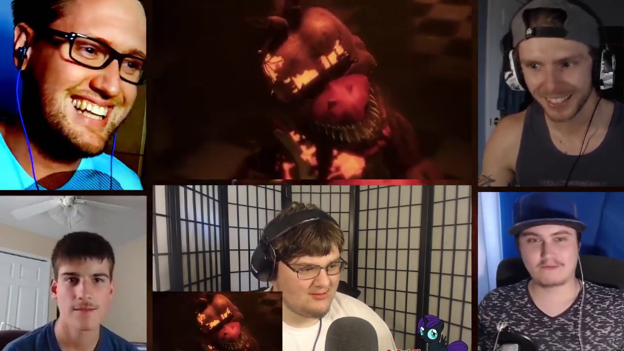 [SFM] FNAF ULTIMATE CUSTOM NIGHT SONG ▶ Going Back (ft. Caleb Hyles) [REACTION MASH-UP]#521