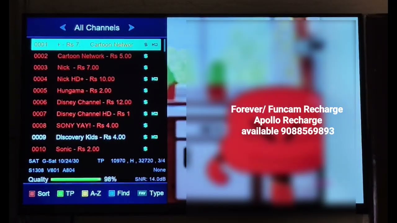 Airtel+Tata play+Sun direct Working📡🤩Forever/Funcam Recharge Available✅ #cccam #funcam #forever #d2h