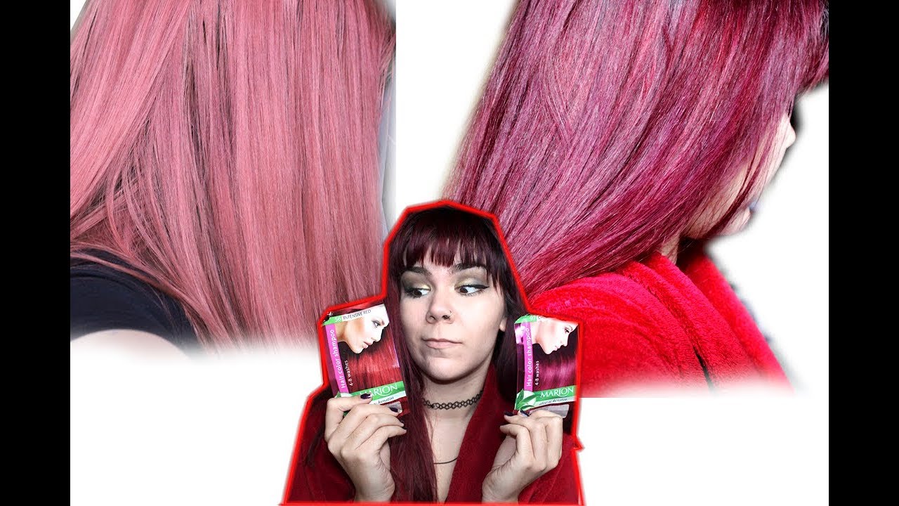 CHAMPÚ COLOR MARION, RETOQUE DE TINTE ROJO POR 1€| PATHITA 😇