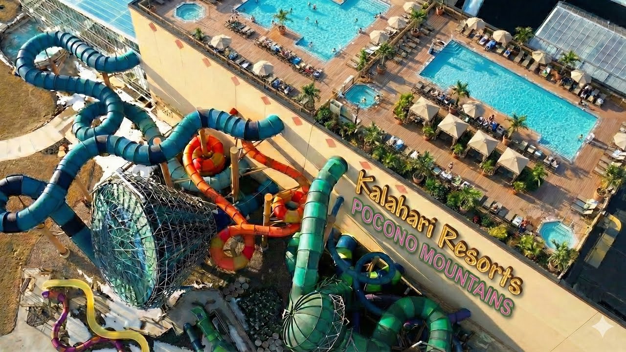Kalahari Resort Poconos Full Tour | Two Bedroom Suite | Waterpark | Restaurants