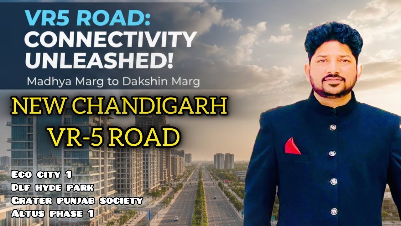 VR5 ROAD PROJECTS TOUR NEW CHANDIGARH | ALL PROJECT , PRICES ,DEVELOPMENT #realestateinvesting 