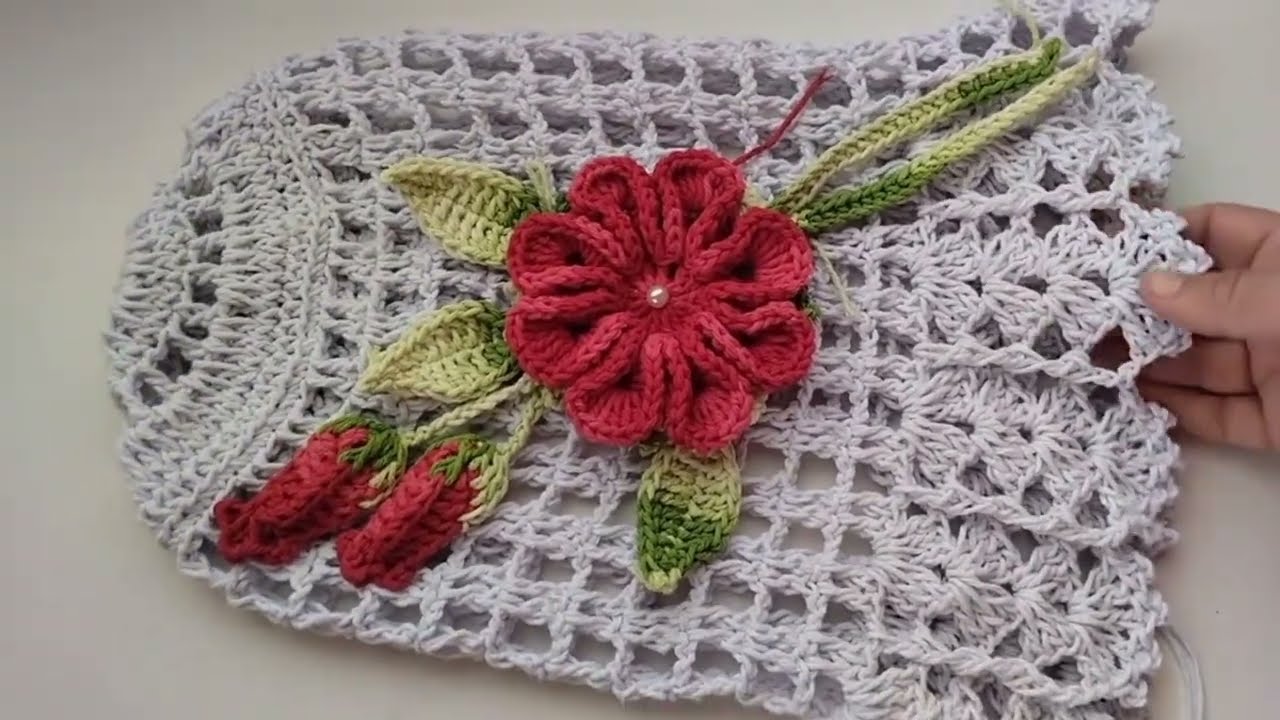 Parte 2 capa de liquidificador de crochê fácil e econômica #crochet #passoapasso #fyyyyyyyyyyyyyyyy 
