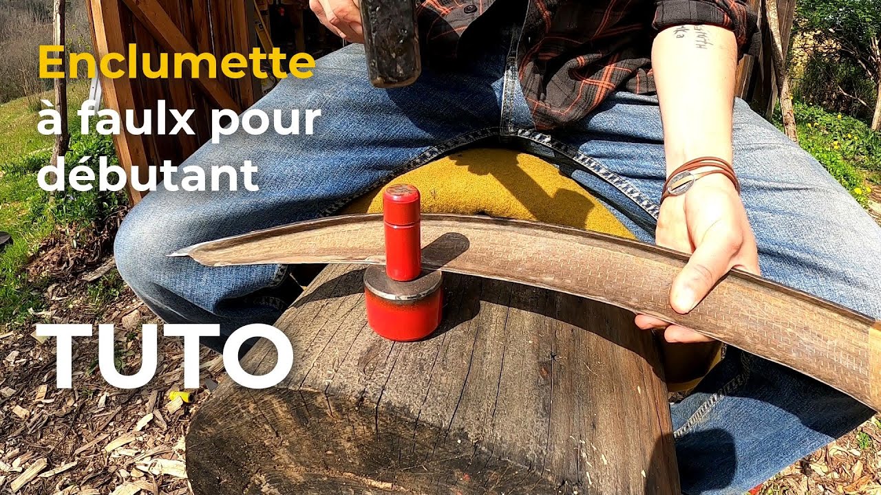 Enclumette à douille : battre et aiguiser facilement une lame de faux - TUTO