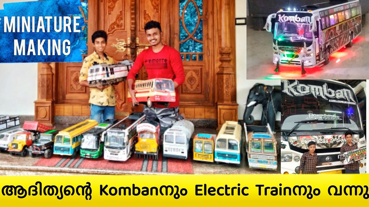 Miniature രാജകുമാരന്റെ പുതിയ വണ്ടികൾ കാണാം | Miniature Vehicle Making | Komban | Jai Guru | KSRTC
