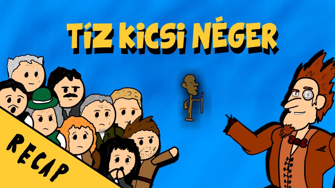 TÍZ KICSI NÉGER története RÖVIDEN & ANIMÁCIÓVAL! 🏖️🔪